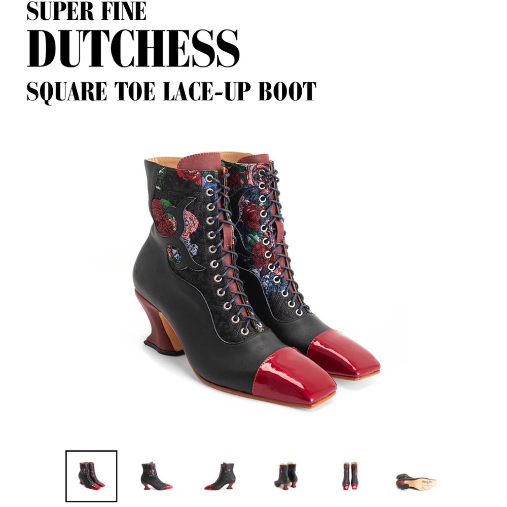 SOLD John Fluevog Superfine Dutchess Boots size 7.5
